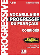 Vocabulaire progr du francais Corrigés 2018