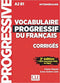 Vocabulaire progr du francais Corrigés 2018