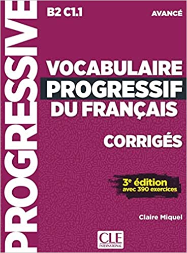 Vocabulaire progr du francais 3ed Corrigés 2018