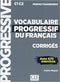 Vocabulaire progr du francais corrigés 2018