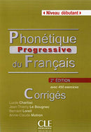 Phonetique Progr du francais 2ed A1 Corrigés