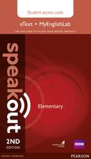 Speakout 2nd Ed eText & MyEnglishLab Student Online Access Code Elementary